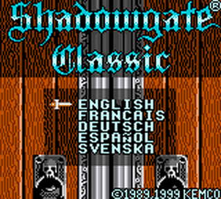 Shadowgate Classic